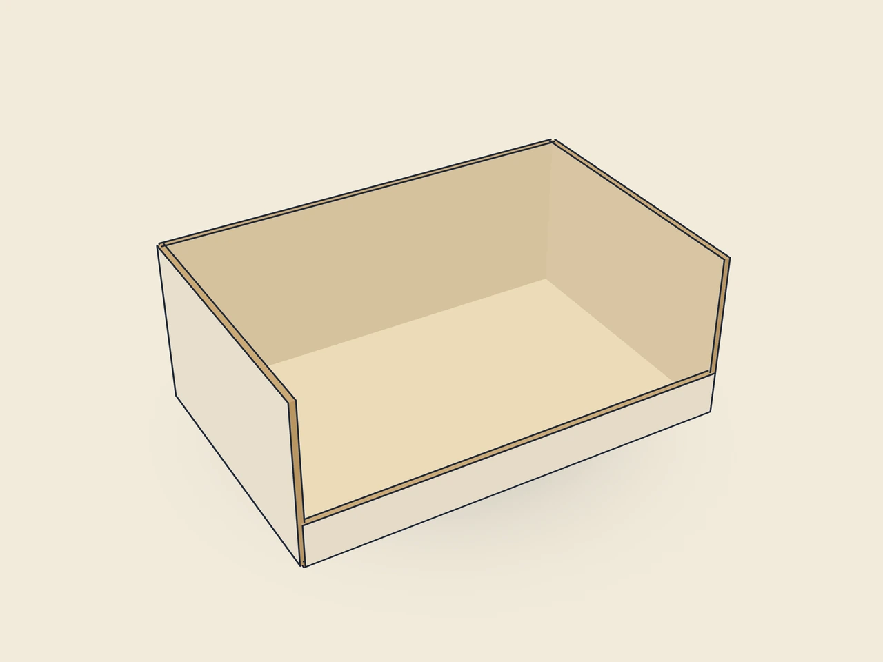 Schap voor palletdisplay