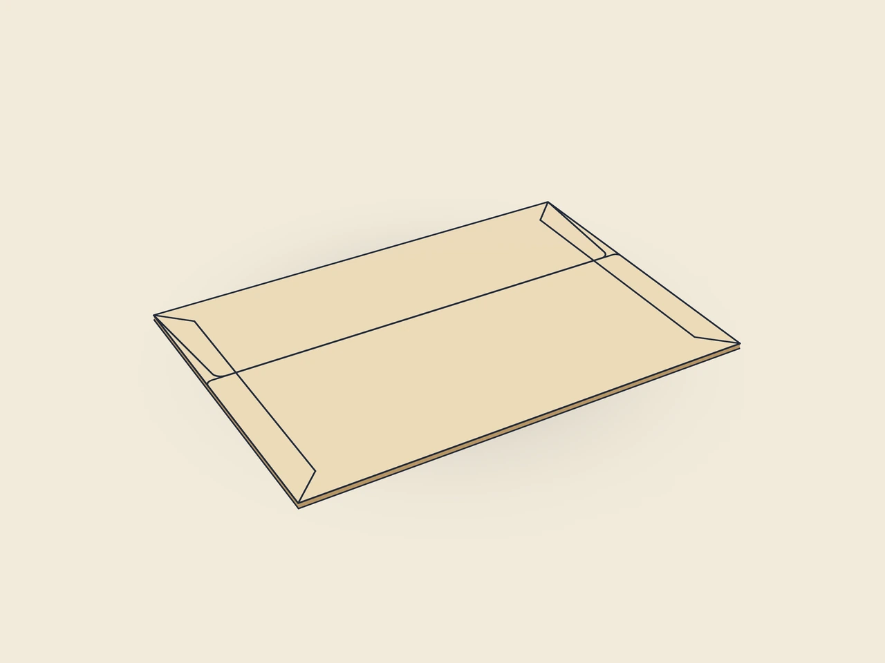Busta con alette laterali (Wallet)