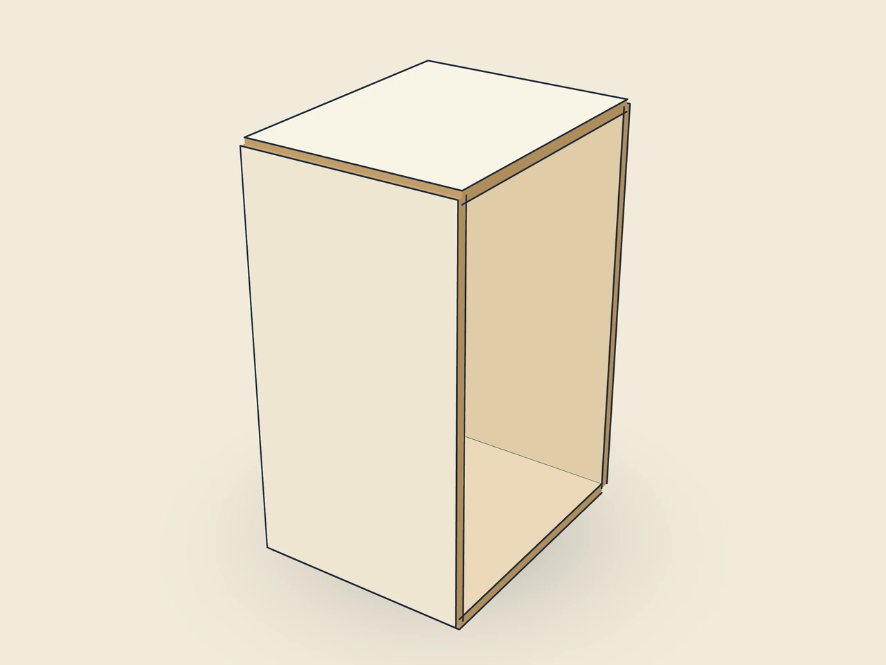 Kotak leher – leher (greyboard)